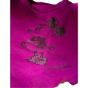 Purple “Hollywood”  Minnie Mouse top